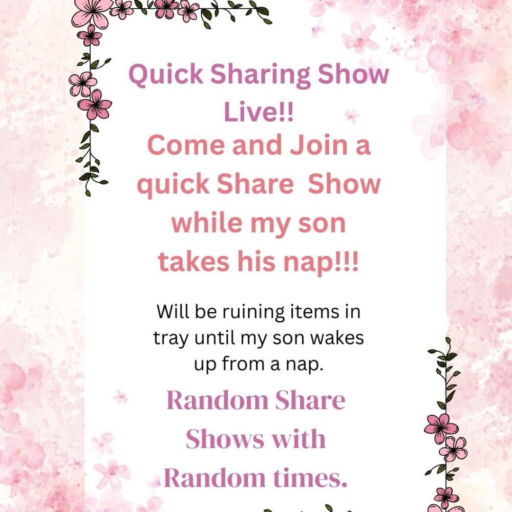 Quick Random Share Show at Random Hours!!!!